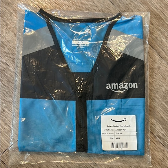 Amazon DSP / Flex Delivery Driver reflective Safety Vest blue XS /S - Picture 1 of 7